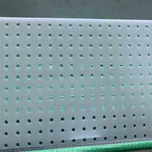 白色PP塑料板防水灰色硬胶板网板隔板PE板尼龙打冲孔垫板加工定制