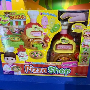 厂家韩国小豆子娃娃趣味披萨店彩泥橡皮泥无毒模具女孩过家家热卖