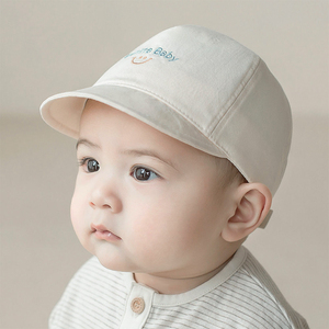 婴儿童帽子春秋季薄款遮阳1一2岁男宝宝棒球帽可爱超萌女宝鸭舌帽