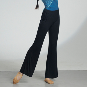 现代舞舞蹈裤f子中国舞古典舞练功服装莫代尔直筒宽松阔腿裤形体