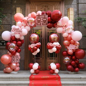 结婚婚庆用品大全l生日气球拱门支架婚礼布置现场开业装饰场景创