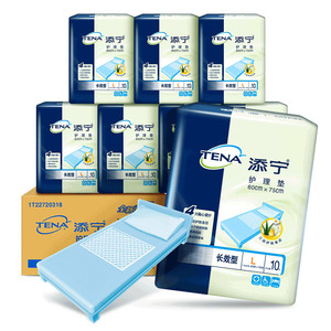 TENA/添宁长效型成人o护理垫60*75cm老人孕产妇用隔尿垫L码80片/