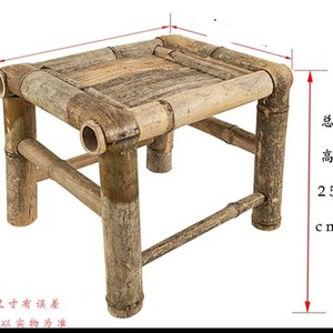 童年的夏夜凳g子道具手工耐用小竹凳竹制编织凳子家用学生舞蹈椅