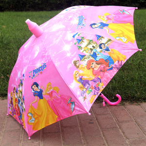 新品白雪公主粉色儿童雨伞幼儿园卡通超级L可爱小学生男女童小孩