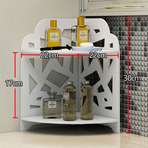 浴室台面置物架洗溯台收纳架转角架办公桌面书房卫生间三角架收纳