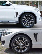 Suitable for Sima Yida Junyi Tuole car Shark Gill simulation air outlet side hood side door Fender