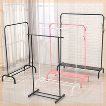 Dormitory drying rack ins office drying rack guest room space saving temporary single pole ground coat rack