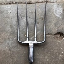 Agricultural tools gardening tools four-prong fork lawn fork large iron fork manganese steel fork Agricultural