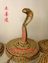 Wood carving Taoist supplies custom faucet rope tiger head law rope snake head rope various modeling rope special customization