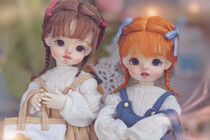 Xia Xiaowu bjd6 points Savage baby Basaka wig ob11 8 points 4 points little woman gemini