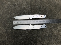 Wire cutting processing Dc53 model D10 CNC fine grinding flat grinding open v knife embryo Vacuum heat treatment Oil quenching tempering