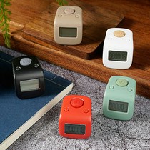 One heart chanting Buddha counter chanting Buddha counting device ring type mini luminous digital display charging chanting counter