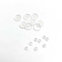 Immortal piercing Ear bone tongue nail lip nail umbilical nail hyperplasia small flying saucer Food grade silicone material