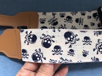 Original design handmade skull guitar belt suitable for various types of guitar and bass Guitar strap
