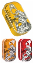 Porthos Portuguese veteran brand spicy olive oil sand sardines 125g canned salt water tomato juice ready to eat 6