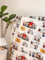 Exit Japan Cartoon Gauze Towels Baby Pure Cotton History Nubi Blanket Children Bath Towels Double and thin Baby Gay blanket