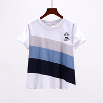 Special price 〖Kang〗 brand discount womens summer cotton short sleeve pajama tops single clothes home wear 3V830