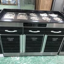 Multifunctional commercial disinfection cabinet hot pot restaurant self-service seasoning Table restaurant hotel serving spicy hot sauce tea cabinet