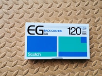 Japanese SCOTCH T-120 EG blank video tape VHS 120 minutes video tape