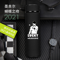 Djokovic Australian Open 9 crowns 18 Grand Slam 2021 Tennis thermos stainless steel sports water cup gift