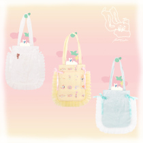 HELPHELP alien club rabbit hole series original summer double organza lace drawstring ribbon shoulder bag