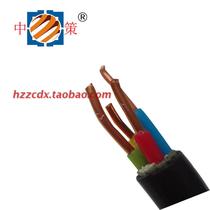 Hangzhou Zhongce brand YJV3 * 4 1*2 5 square core copper core power cable three-phase four-wire