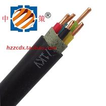 Hangzhou Zhongce brand YJV5 * 4 square National Standard pure copper 5 core 4 square hard sheathed industrial wire and cable