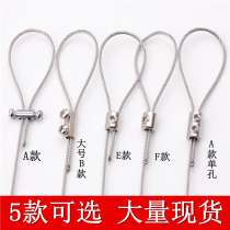 Wire rope double hole locking device Locking chuck Wire wire snap holder Locking buckle fastening adjustable tightening buckle