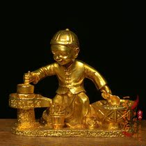  Nepal handmade gilt copper luck turns copper art ornaments lucky transfer lucky home lucky luck