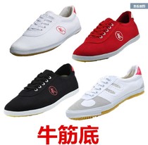 Special offer double star martial arts shoes training shoes mens and womens shoes beef tendon Jin bottom martial arts shoes Tai Chi shoes non-slip