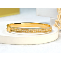 Nova Caibao 18K gold diamond bracelet fashion Joker gold gold gold diamond bracelet real diamond bracelet