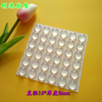 16X8MM hemispherical transparent thickened anti-crash rubber grain 3M Back gum furniture instrument Foot Pad Manufacturer Direct