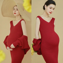 Pregnant women Photo Photo new knitted studio theme photo clothing pregnant women photography clothing photo art clothing