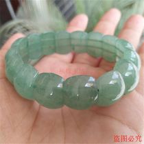 India natural A-grade Tanglin jade hand row hand string crystal cold fashion atmosphere Emerald green jade bracelet for women