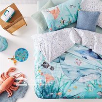 Xiao Yu Ji Australia adairs childrens bedding quilt cover pillowcase ocean undersea world Sea dolphin fish