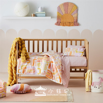 Xiao Yu Ji Australia adairs baby bedding quilt cover pillowcase geometric rainbow 120*100 cotton