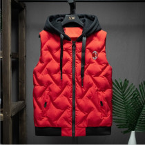 ACMilan New thick autumn and winter hooded vest jacket ACMilan fan supplies souvenir