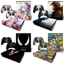 XBOX ONE X Sticker film xboxonex sticker Scorpio sticker Host sticker Carbon fiber electroplated gold