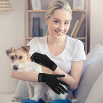 Pet Bath Clean Dog Hair Hair to Mao Anti-Grip Bite Rubber Deputed Hair Massage Brush Stickup Hair Cat Gloves Two Clothes