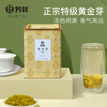 2021 new tea Fangyu golden Bud tea authentic Super Anji White Tea Spring Tea Green Tea canned 125g