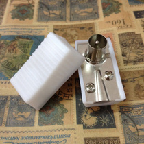 Manufacturer direct selling horizontal antenna plug cable connector RF plug TV male plug signal joint
