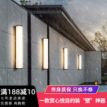 Simple led wall lamp Living room background wall long waterproof outdoor corridor aisle courtyard outdoor balcony wall lamp