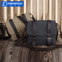 Dammsee Cross Section Canvas Single Shoulder Bag Casual Diagonal Satchel Couple Bag Bag Student Bag Men Bag Fashion Trend Bag