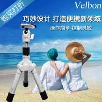Velbon Admiralty UT-43MQ mini White micro SLR camera reflex tripod with gimbal set