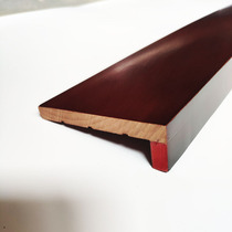 L-shaped solid wood line 7 word line New Chinese ceiling decorative light with line secondary top flat positive corner wall parting corner