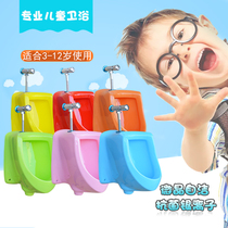 Kindergarten color urinal children urinal ceramic hanging floor wall row boy color toilet pool