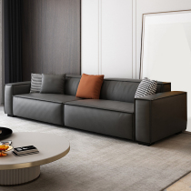 Nordic modern minimalist light extravaganza free of tech cloth art sand living room Small family trio of four sofas creativity