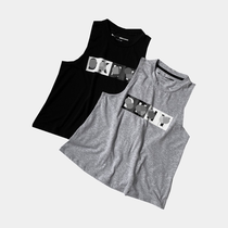Outer single letter thin loose iron vest sleeveless Sports Fitness women wear yoga running shirt summer T-shirt