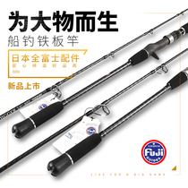 New Japan Total Fuji Accessories 1 8 m Straight Gun Handle Iron Plate Rod fishing rod Rod Through Body Cross Carbon
