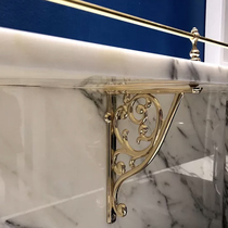 European-style partition bracket bracket bracket Wall deck bracket decorative gold support tripod